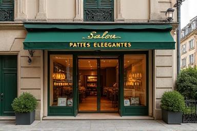 Façade du Salon de Pattes Élégantes à Lyon